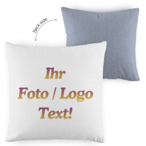 Kopfkissen zweifarbig Personalisieren
