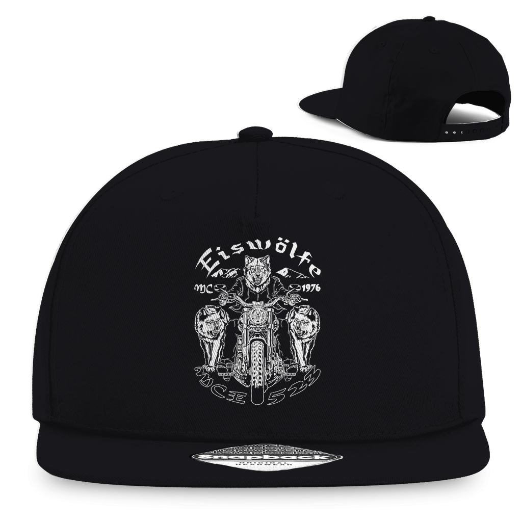 Snapback Rapper Cap MC Eiswölfe mit Motiv: MCE 523