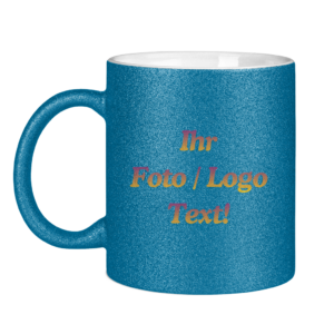 Glitzertasse Personalisieren