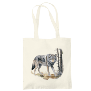 Tragetasche Wolf mit Motiv: Wolf3