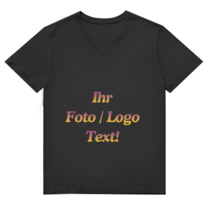 Herren Premium Bio V-Neck T-Shirt Personalisieren
