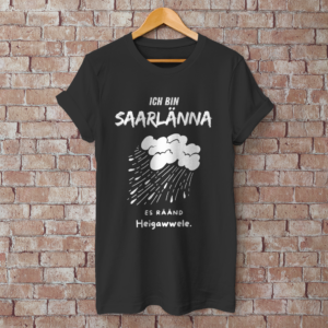 Herren T-Shirt mit Motiv: Ich bin Saarlänna - Heigawwele.