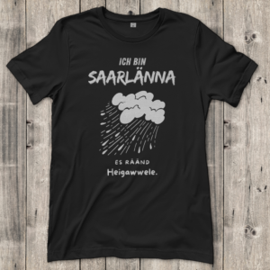 Damen T-Shirt mit Motiv: Ich bin Saarlänna - Heigawwele.