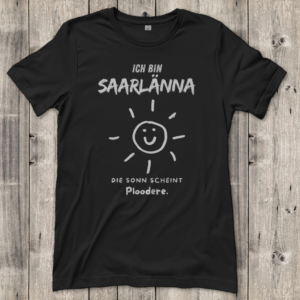 Damen T-Shirt mit Motiv: Ich bin Saarlänna - Die Sonn.