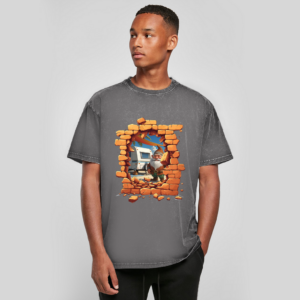 Oversize Washed T-Shirt Stonebreak-Gnome-Camping