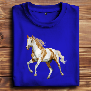 Oversize T-Shirt mit Motiv: Pferd-2