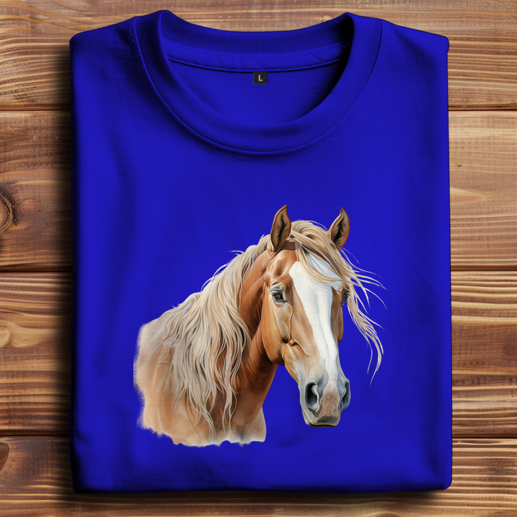 Oversize T-Shirt mit Motiv: Pferd-3 – Bild 4