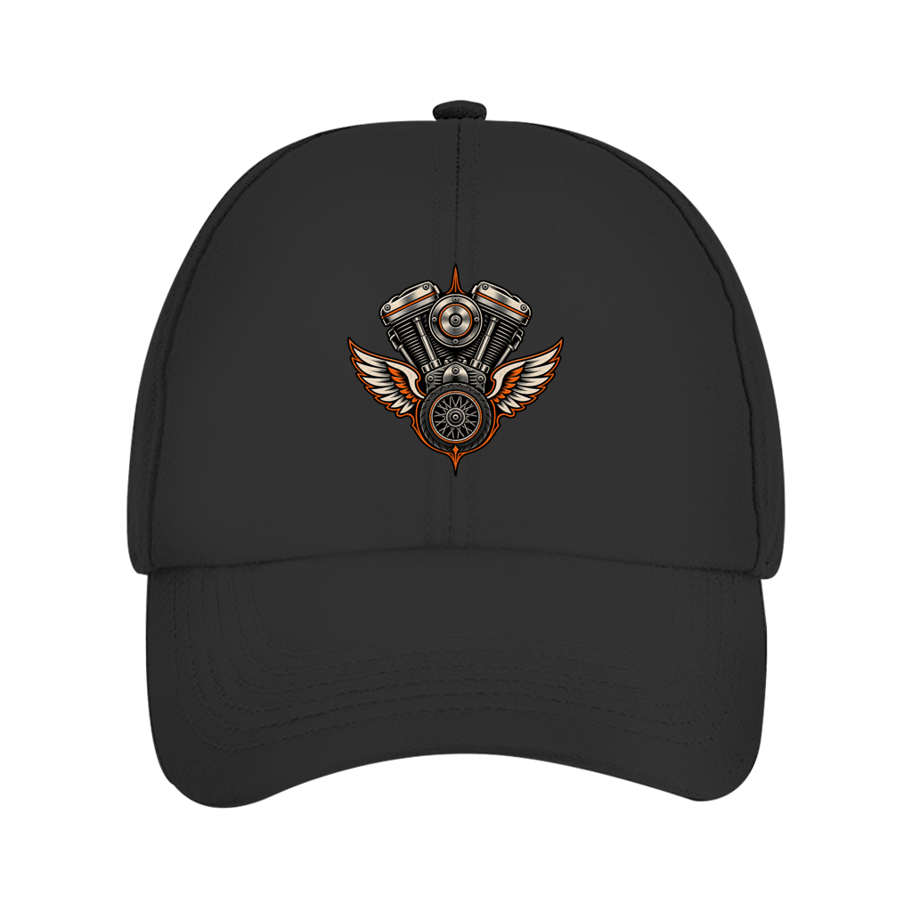 Dad Cap mit Motiv: V-Twin-Fluegel – Bild 2