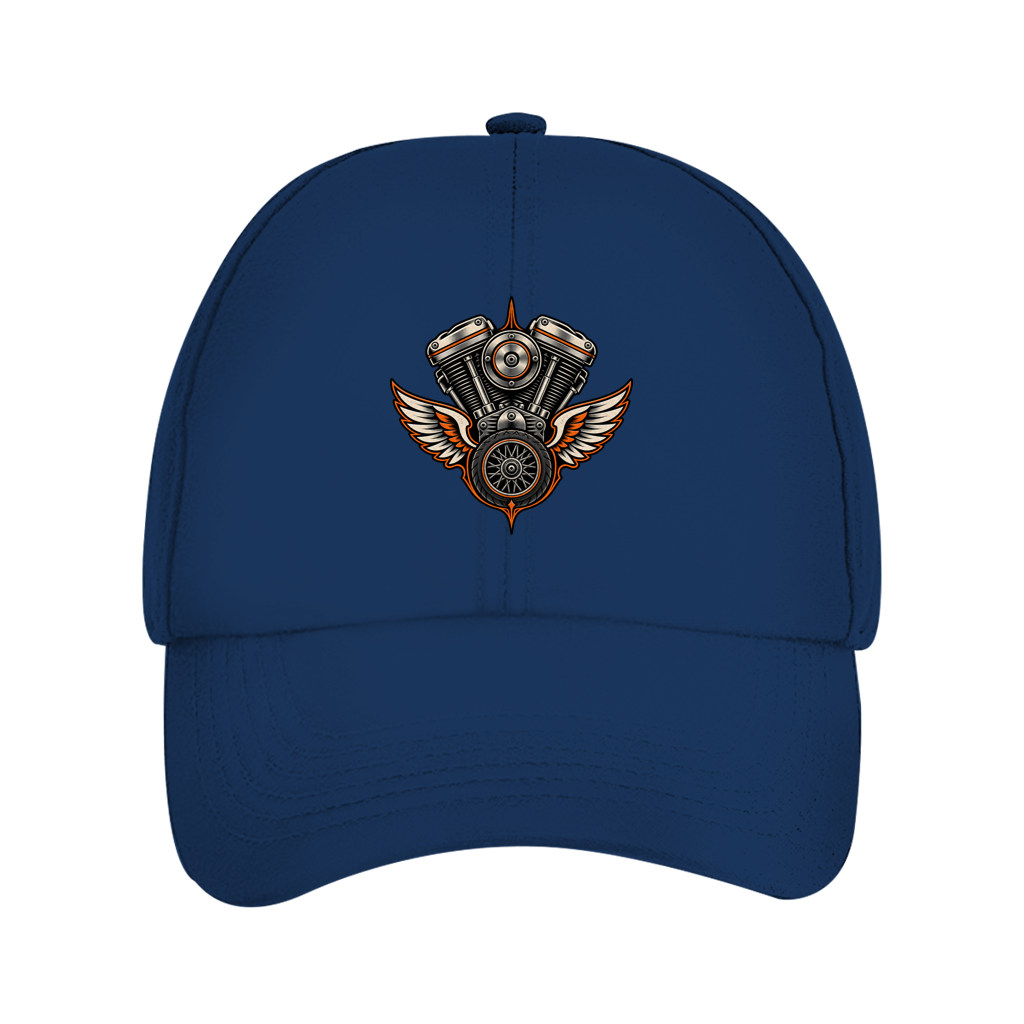 Dad Cap mit Motiv: V-Twin-Fluegel – Bild 3