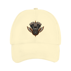 Dad Cap mit Motiv: V-Twin-Fluegel