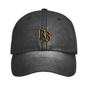 Vintage Cap mit Motiv: Monogramm-RB-Gothic