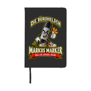 Notizbuch „Markus Marker“ – Die Bürohelden