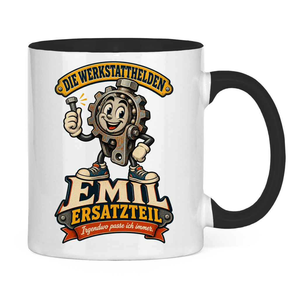 Tasse „Emil Ersatzteil“ – Die Werkstatthelden – Bild 2