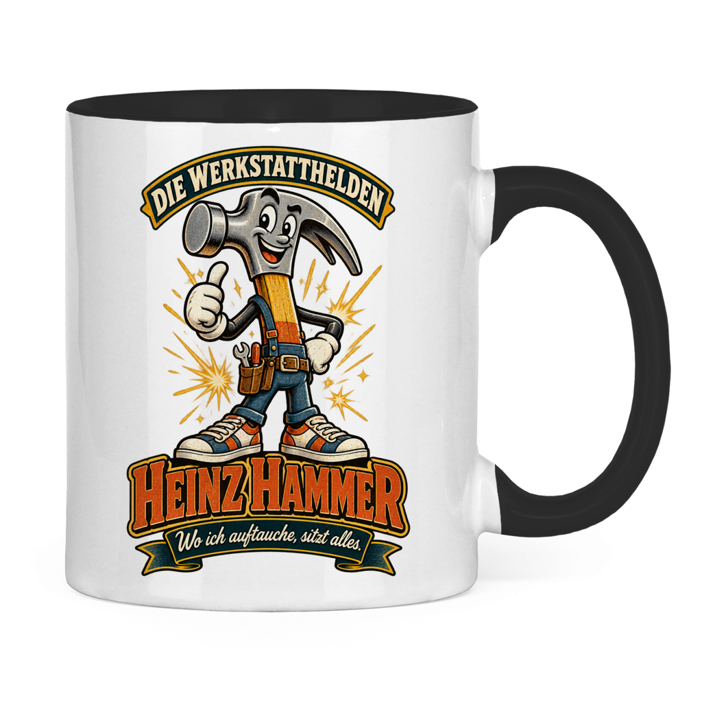 Tasse „Heinz Hammer“ – Die Werkstatthelden – Bild 2