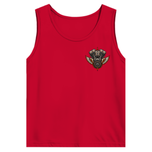Herren Basic Tank Top mit Motiv: V-Twin-Fluegel