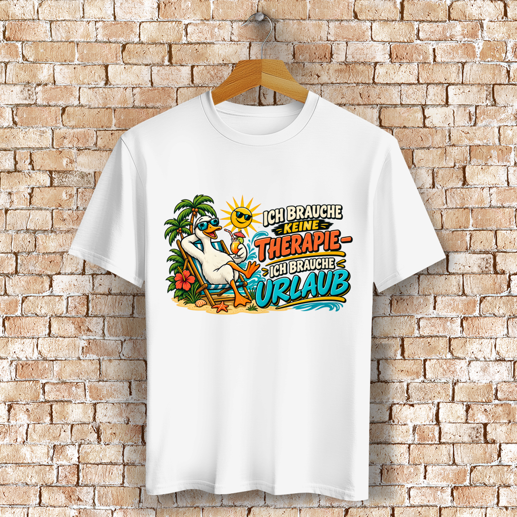 ST/ST Creator 2.0 T-Shirt mit Motiv: Ente-Ich brauche keine Therapie