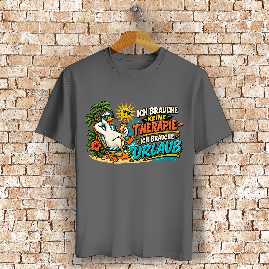 ST/ST Creator 2.0 T-Shirt mit Motiv: Ente-Ich brauche keine Therapie – Bild 3