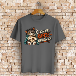 ST/ST Creator 2.0 T-Shirt mit Motiv: Katze-Ohne Kaffee