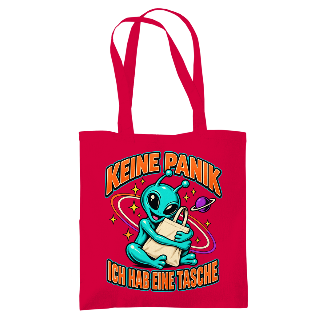 Tragetasche mit Motiv: Keine Panik – Ich hab eine Tasche – Bild 2