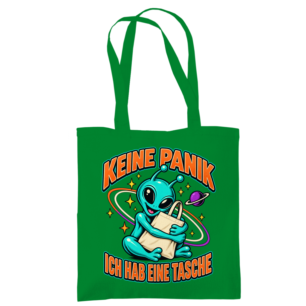 Tragetasche mit Motiv: Keine Panik – Ich hab eine Tasche – Bild 3
