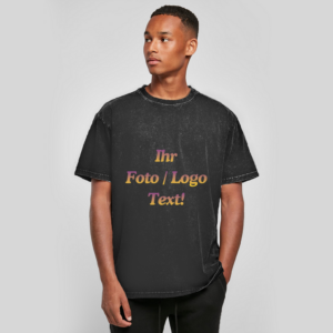 Oversize Washed T-Shirt Personalisieren