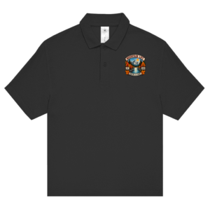 Unisex-Poloshirt mit Mountain-Live-Motiv für Berg- und Naturfreunde