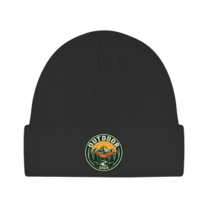 Beanie mit Motiv: Outdoor-2026-Rund