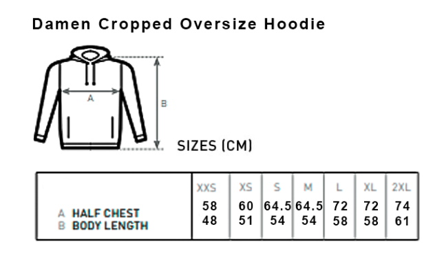 Damen Cropped Oversize Hoodie personalisieren – Bild 9