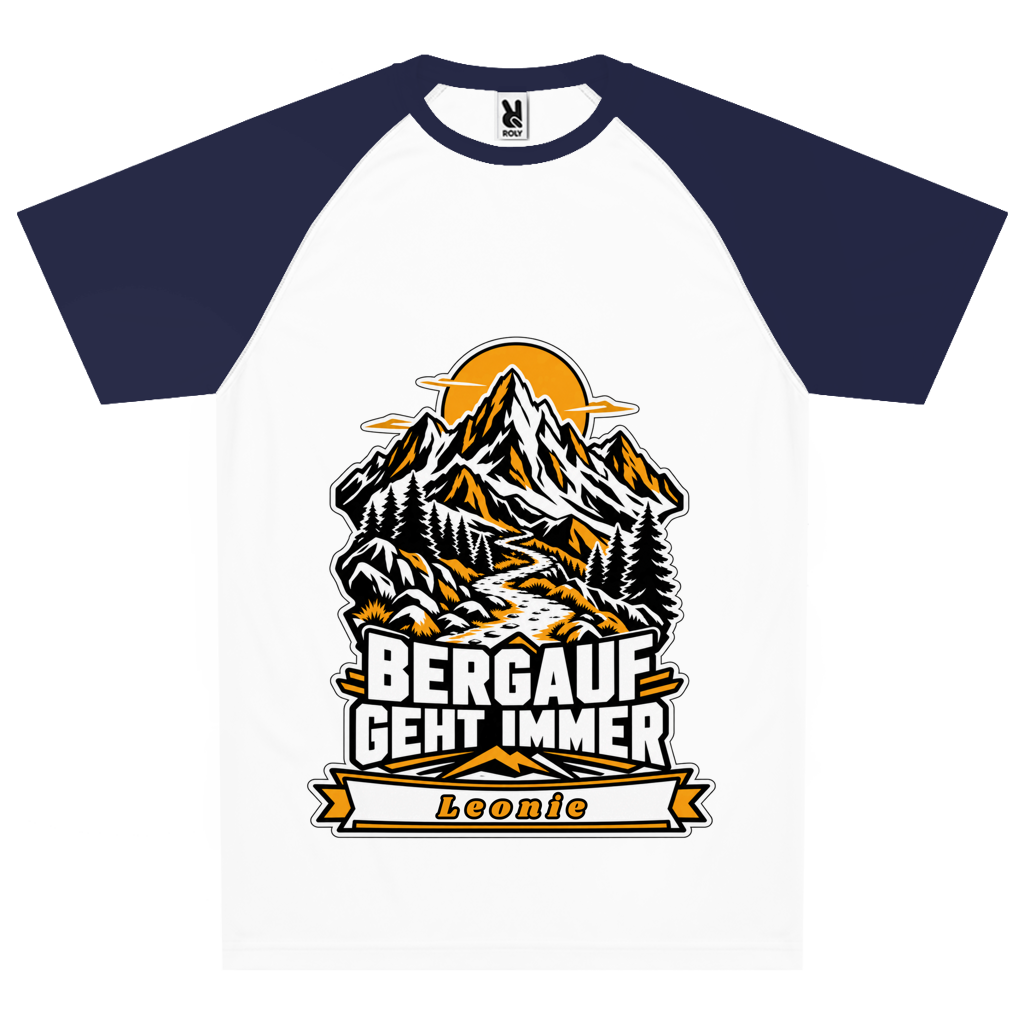 Team Trikot Wandern „Bergauf geht immer“ personalisieren – Bild 2