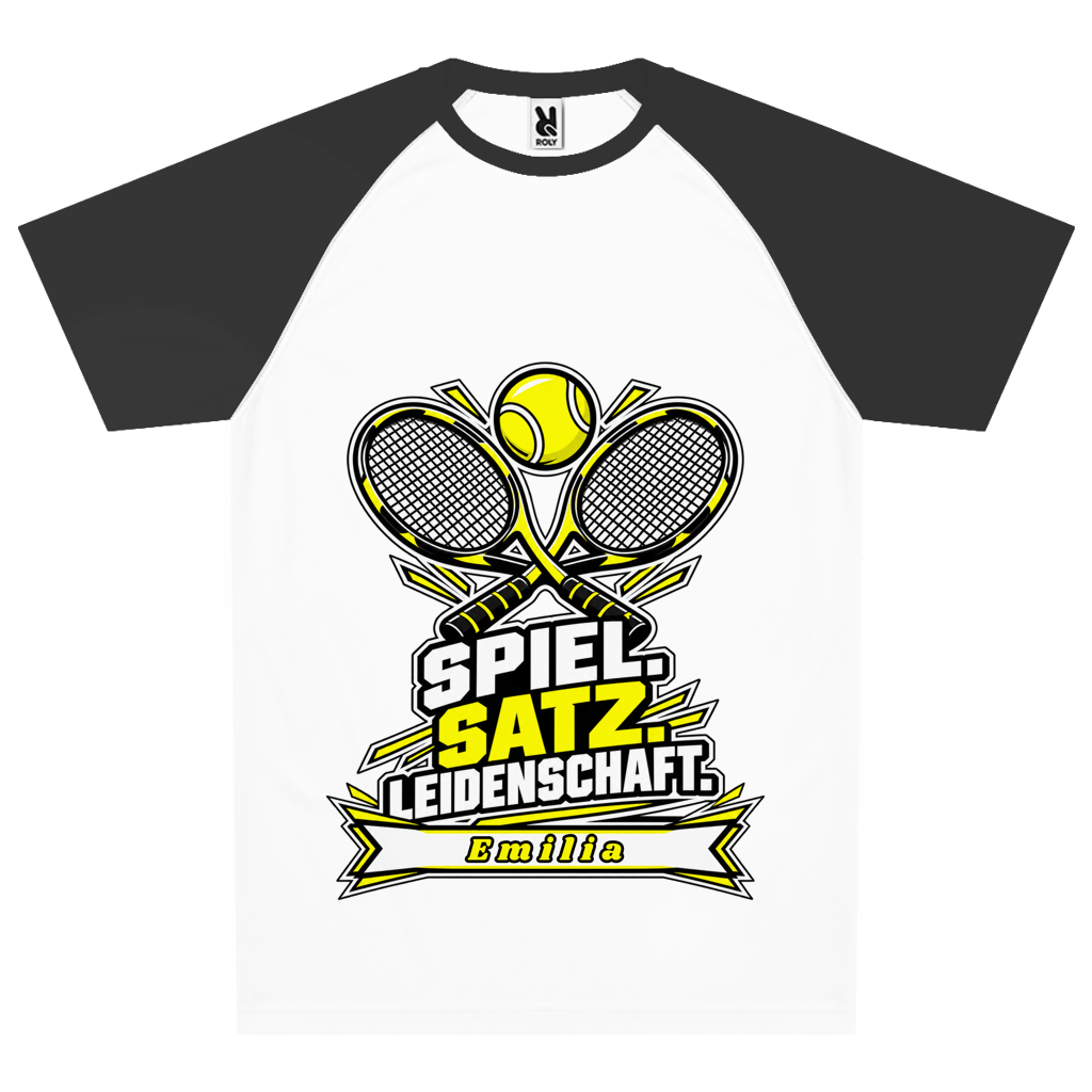 Team Trikot Tennis „Spiel. Satz. Leidenschaft.“ personalisieren – Bild 2