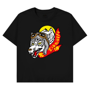 T-Shirt MCE-Wolf mit Fliegerbrille